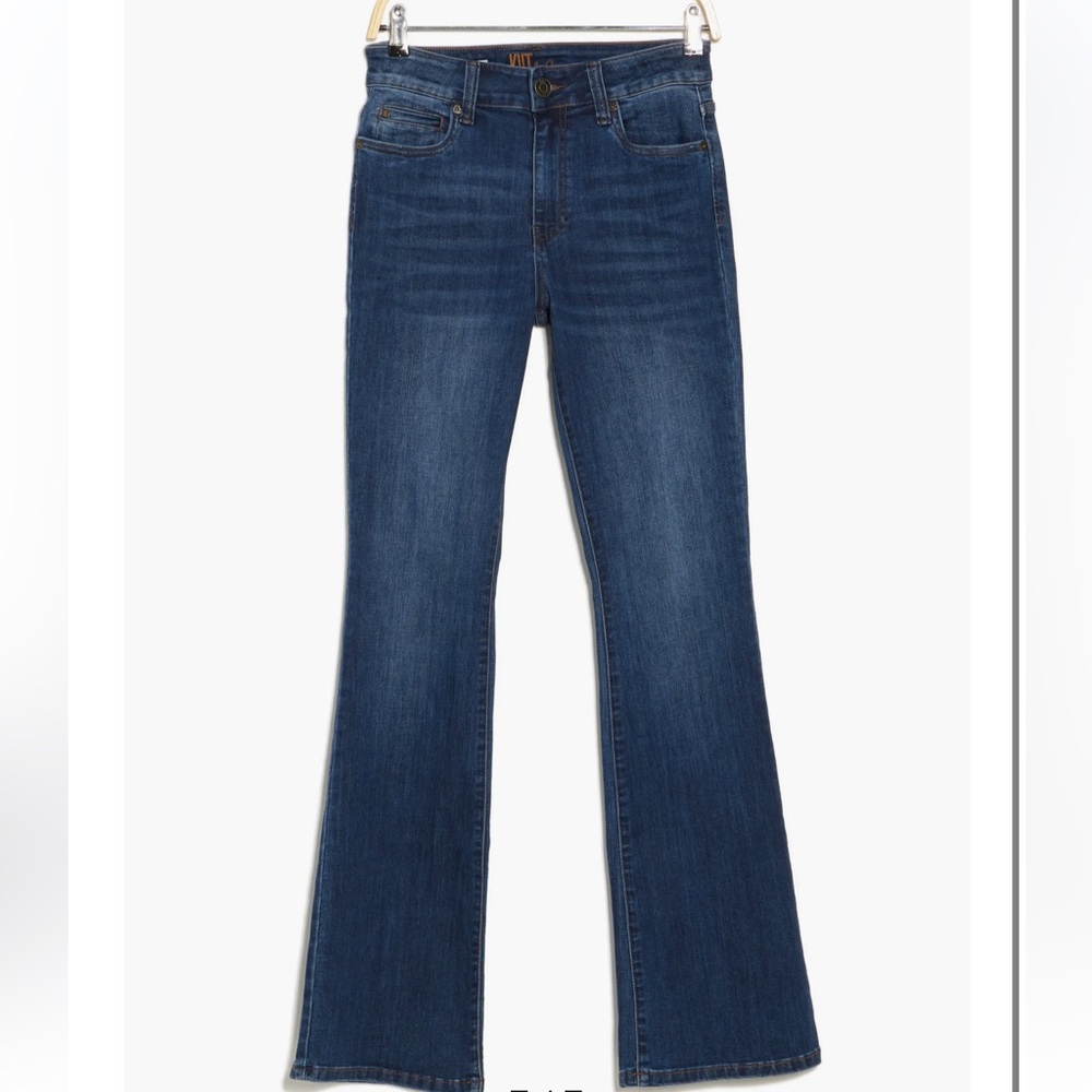 Kut from the Kloth Dark Blue Natalie Boot Cut Jeans